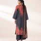 3 Piece - Printed Silk Suit