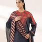 3 Piece - Printed Silk Suit