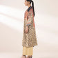3 Piece - Printed Silk Suit