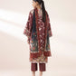 3 Piece - Printed Silk Suit