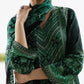 3 Piece - Embellished Silk Suit