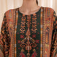 3 Piece - Printed Silk Suit