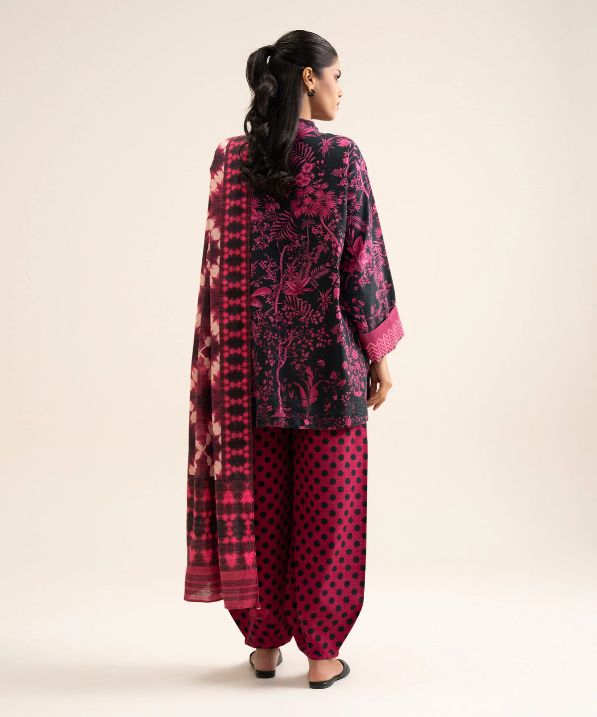 3 PIECE - PRINTED PREMIUM KHADDAR SUIT