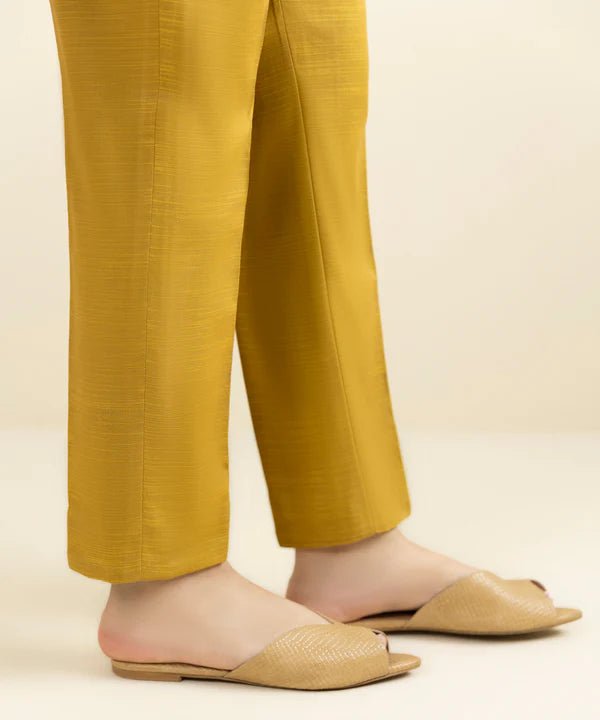 Dyed Khaddar Trousers