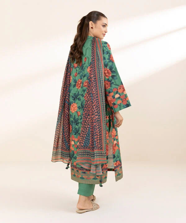 2 Piece - Printed Lawn Suit