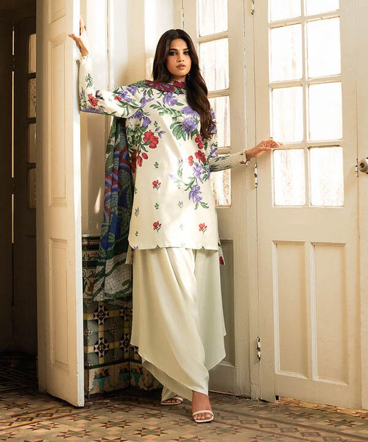 3 Piece - Printed Lawn Suit