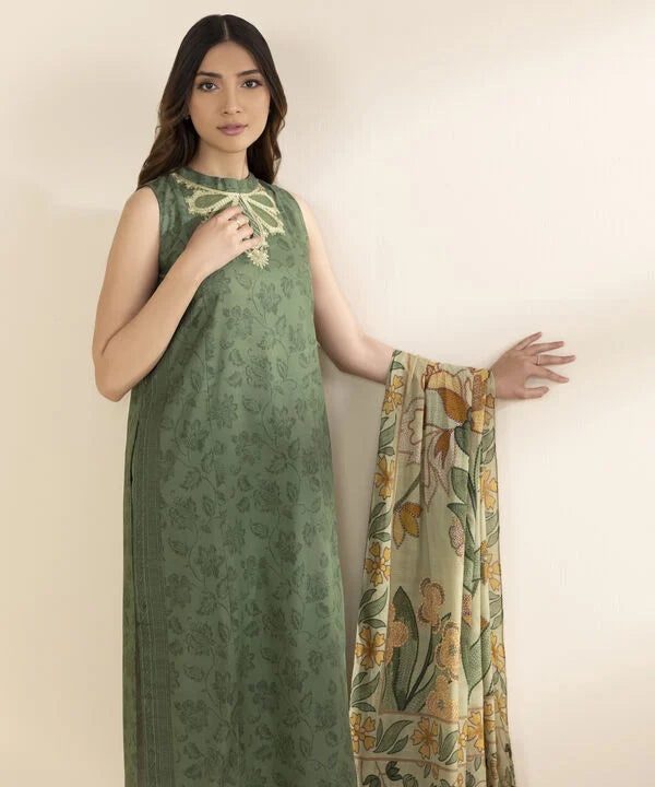 2 Piece - Embroidered Lawn Suit