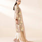 2 Piece - Embroidered Cotton Suit