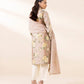 2 Piece - Embroidered Cotton Suit
