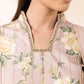 2 Piece - Embroidered Cotton Suit
