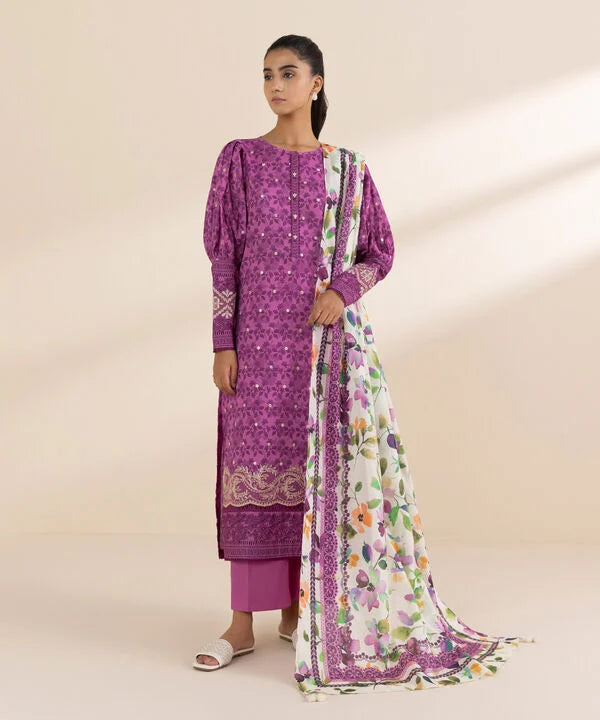2 Piece - Embroidered Lawn Suit