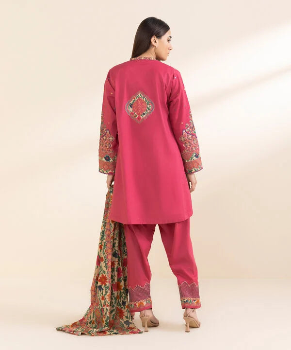3 Piece - Embroidered Lawn Suit
