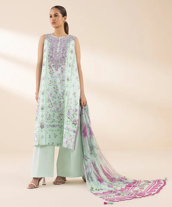 2 Piece - Embroidered Lawn Suit