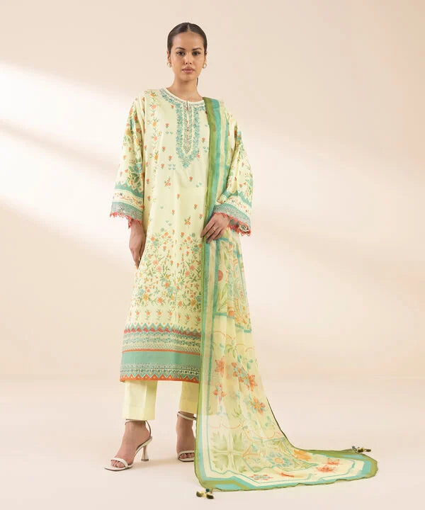 2 Piece - Embroidered Lawn Suit