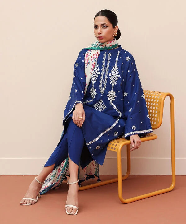 2 Piece - Embroidered Lawn Suit