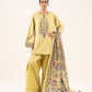 2 Piece - Embroidered Cotton Suit