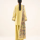 2 Piece - Embroidered Cotton Suit