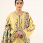2 Piece - Embroidered Cotton Suit