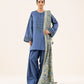 2 Piece - Embroidered Cotton Suit