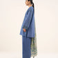 2 Piece - Embroidered Cotton Suit