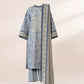 2 Piece - Embroidered Khaddar Suit