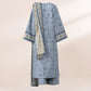 2 Piece - Embroidered Khaddar Suit