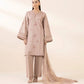 2 Piece - Embroidered Cotton Viscose Suit