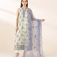 2 Piece - Embroidered Cotton Suit