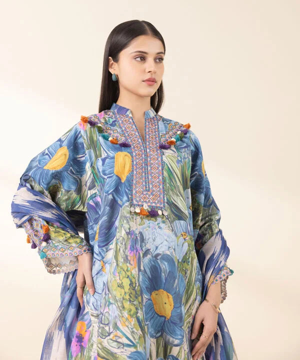 3 Piece - Embroidered Lawn Suit