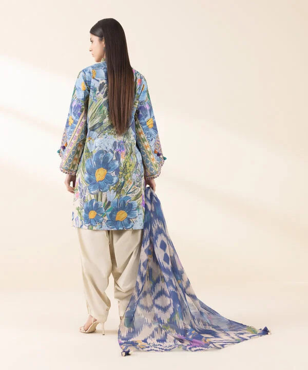 3 Piece - Embroidered Lawn Suit