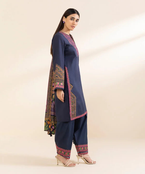 3 Piece - Embroidered Lawn Suit