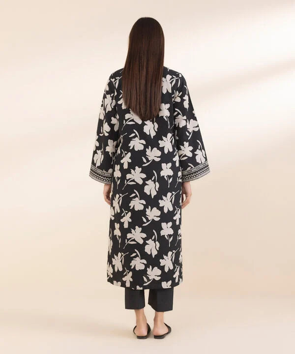 2 Piece - Printed Cotton Suit