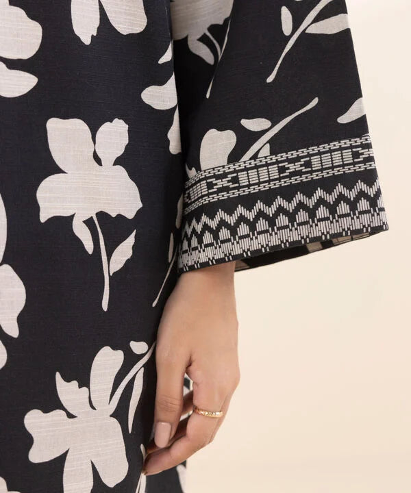 2 Piece - Printed Cotton Suit