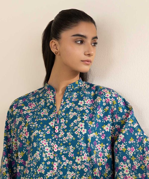 2 Piece - Printed Lawn Suit