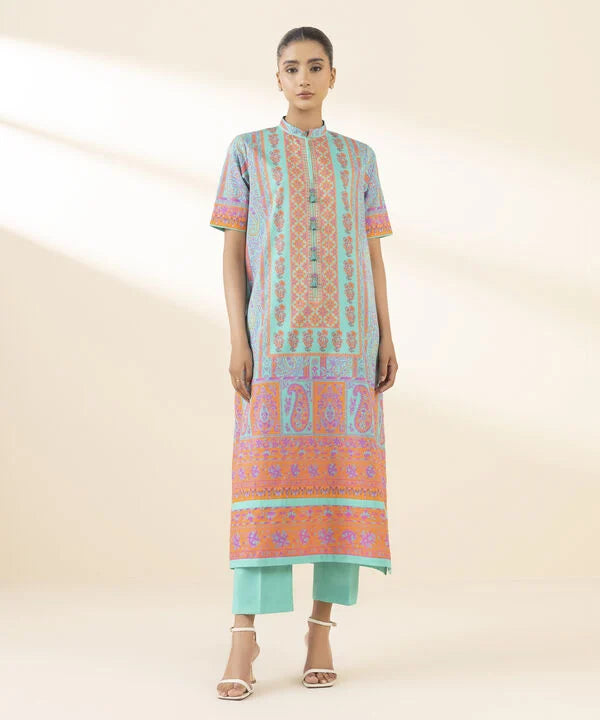 2 Piece - Printed Lawn Suit
