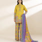 3 Piece - Printed Lawn Suit