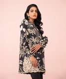 2 Piece - Embroidered Textured Cotton Suit