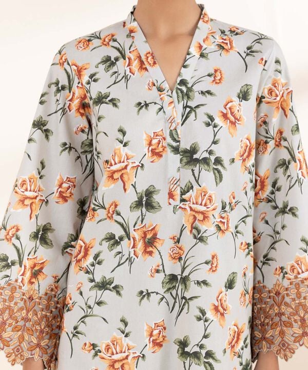 2 Piece - Embroidered Lawn Suit