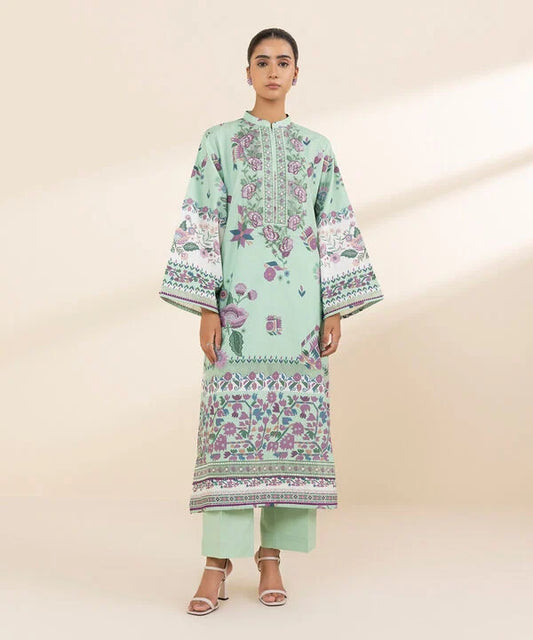 2 Piece - Embroidered Lawn Suit