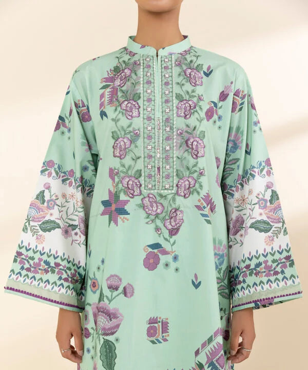 2 Piece - Embroidered Lawn Suit