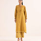 2 Piece - Embroidered Cotton Suit