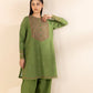 2 Piece - Embroidered Zari Khaddar Suit