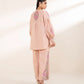 2 Piece - Embroidered Crosshatch Suit