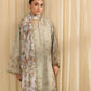 3 Piece - Embroidered Cotton Jacquard Suit