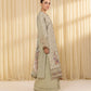 3 Piece - Embroidered Cotton Jacquard Suit