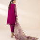 3 Piece - Embroidered Organza Suit