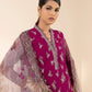 3 Piece - Embroidered Organza Suit