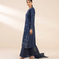 3 Piece - Embroidered Raw Silk Suit