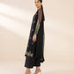 3 Piece - Embroidered Net Suit