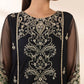 3 Piece - Embroidered Net Suit